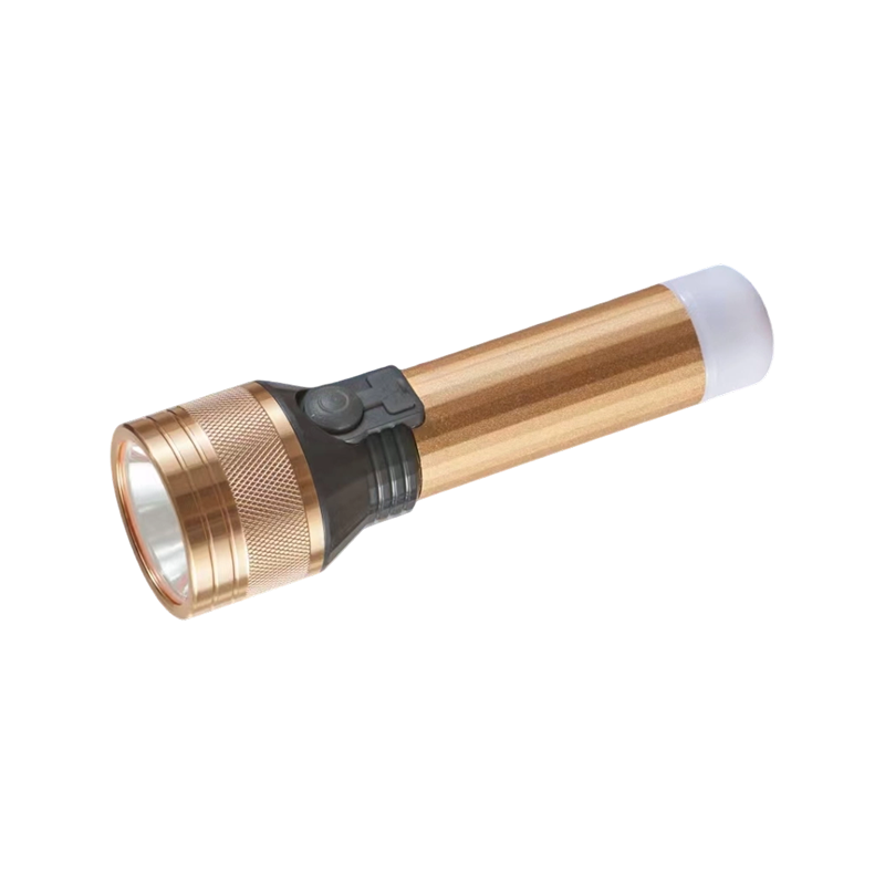 مصباح يدوي ببطارية ليثيوم من الألومنيوم بالكامل 150 مم 1200 مللي أمبير
