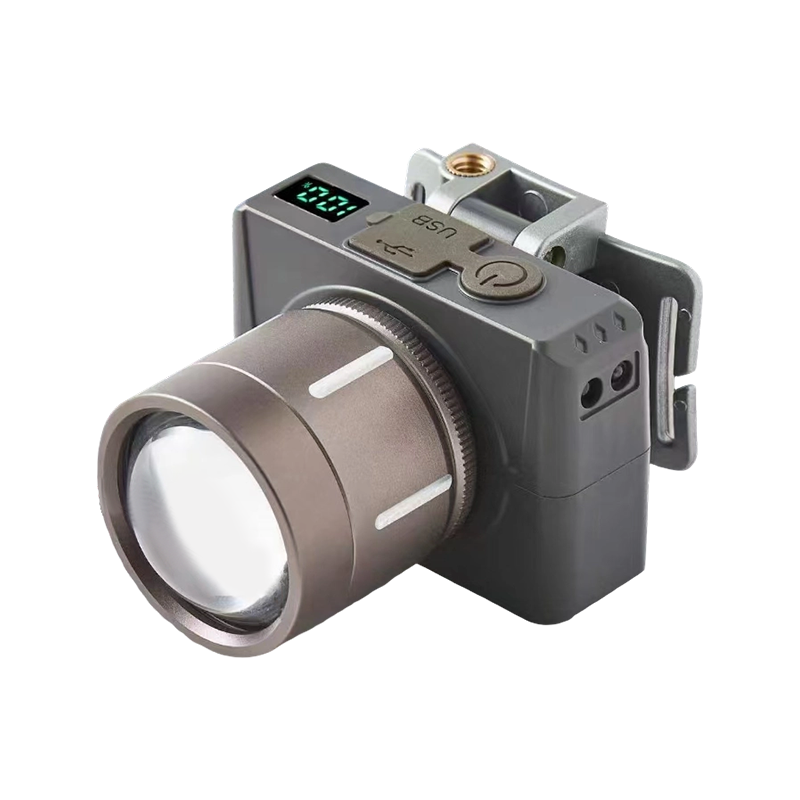 8000لومن 5200ملي أمبير-ساعة مستشعر قابل للتركيز بطارية ليثيوم مزدوجة للمصابيح الأمامية